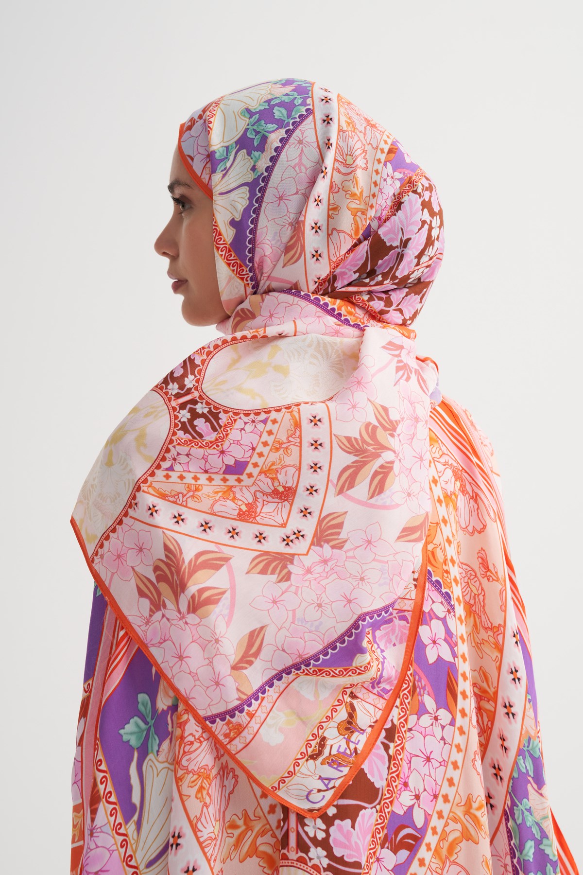 Patchwork Floş Şal Pembe