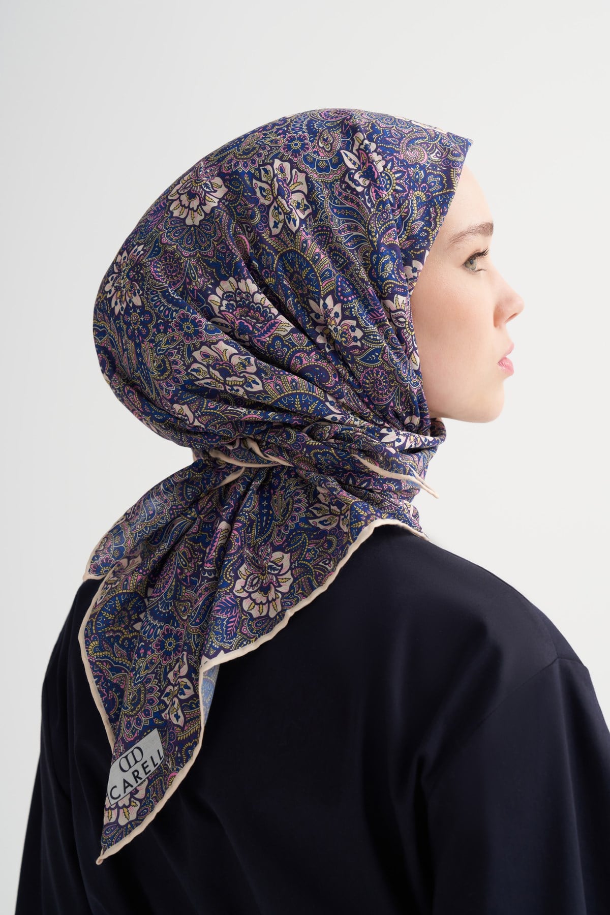 Velora Soft Eşarp Mavi