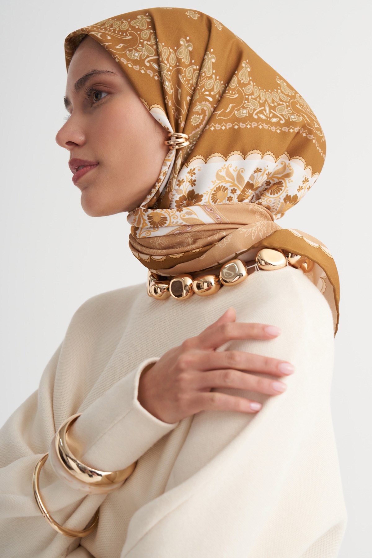 Ashen Hardal Twill Eşarp