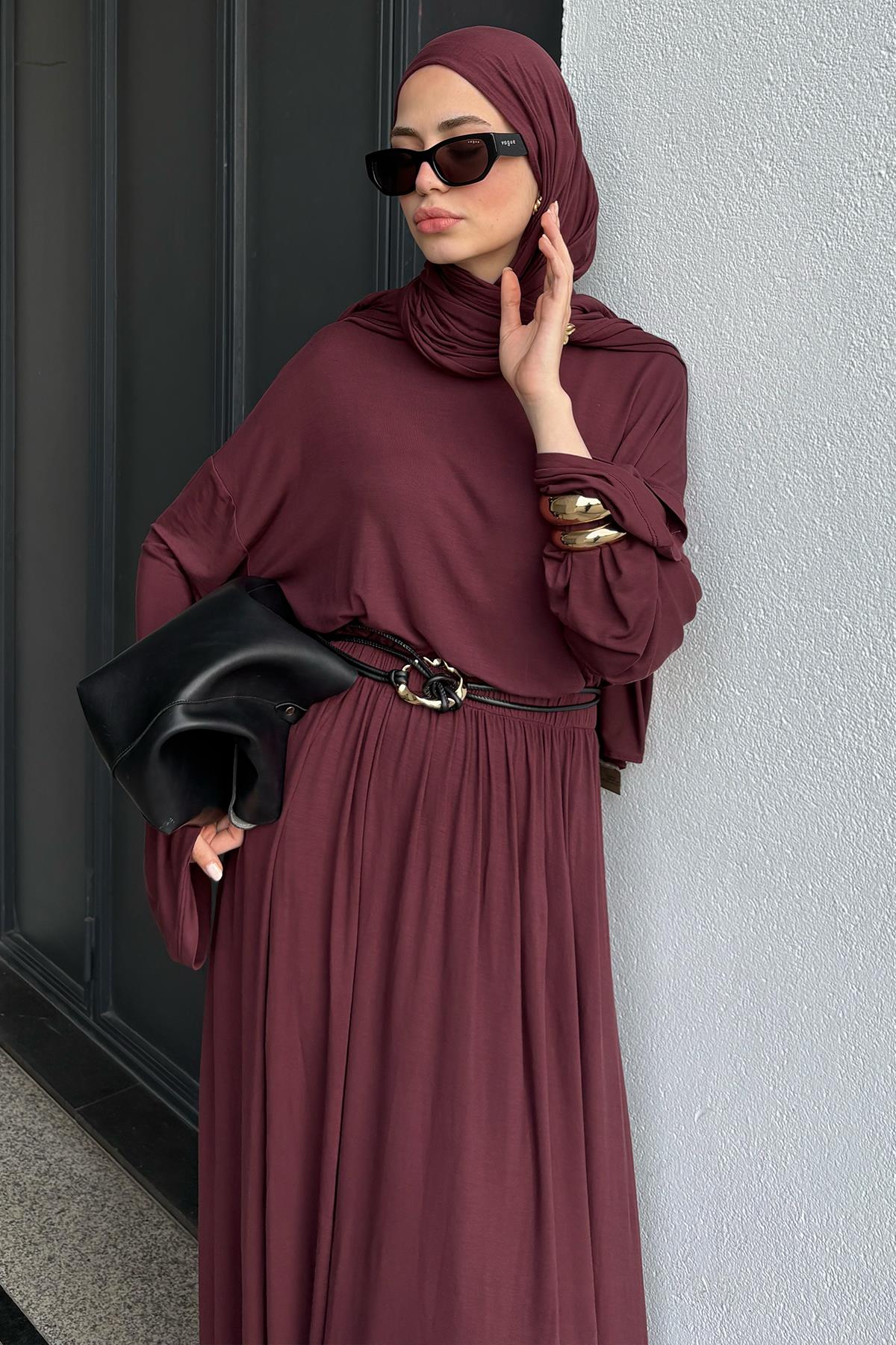 Micro Modal Etek Mürdüm