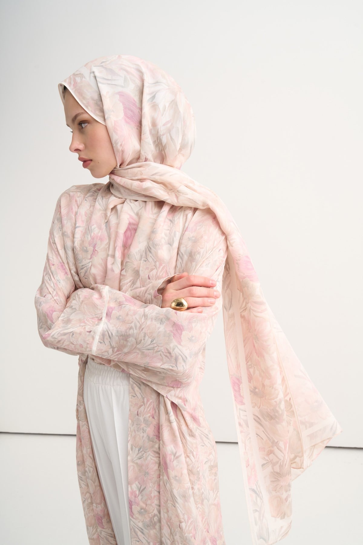 Rosin Floş Şal Pembe