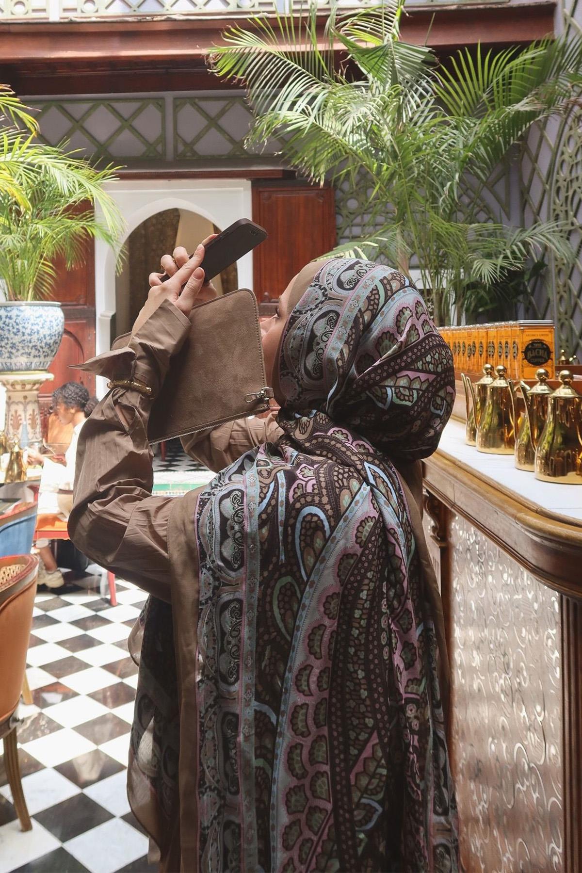 Feyza Hakyemezin Tercihi Olea Vizon Nilla Pamuklu Şal