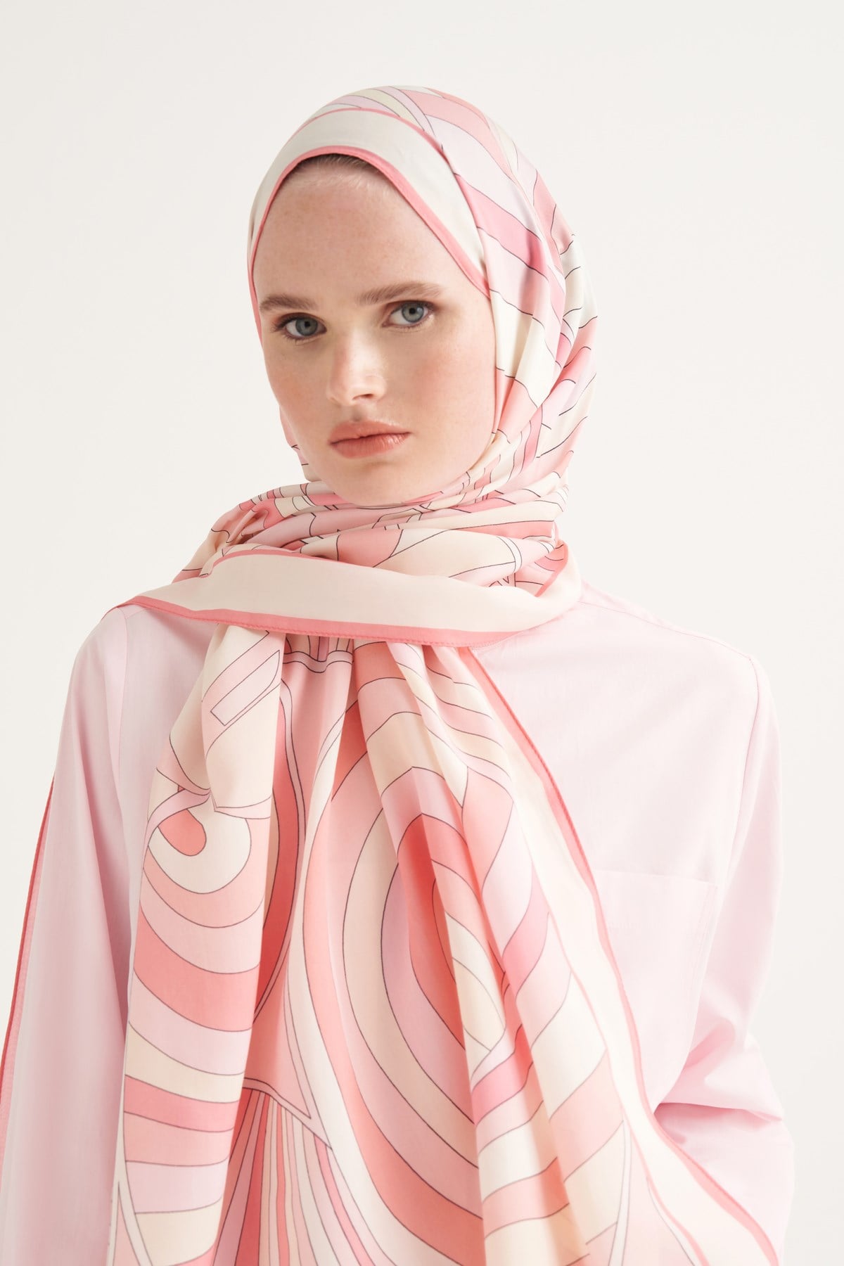 Morina Floş Şal Pembe