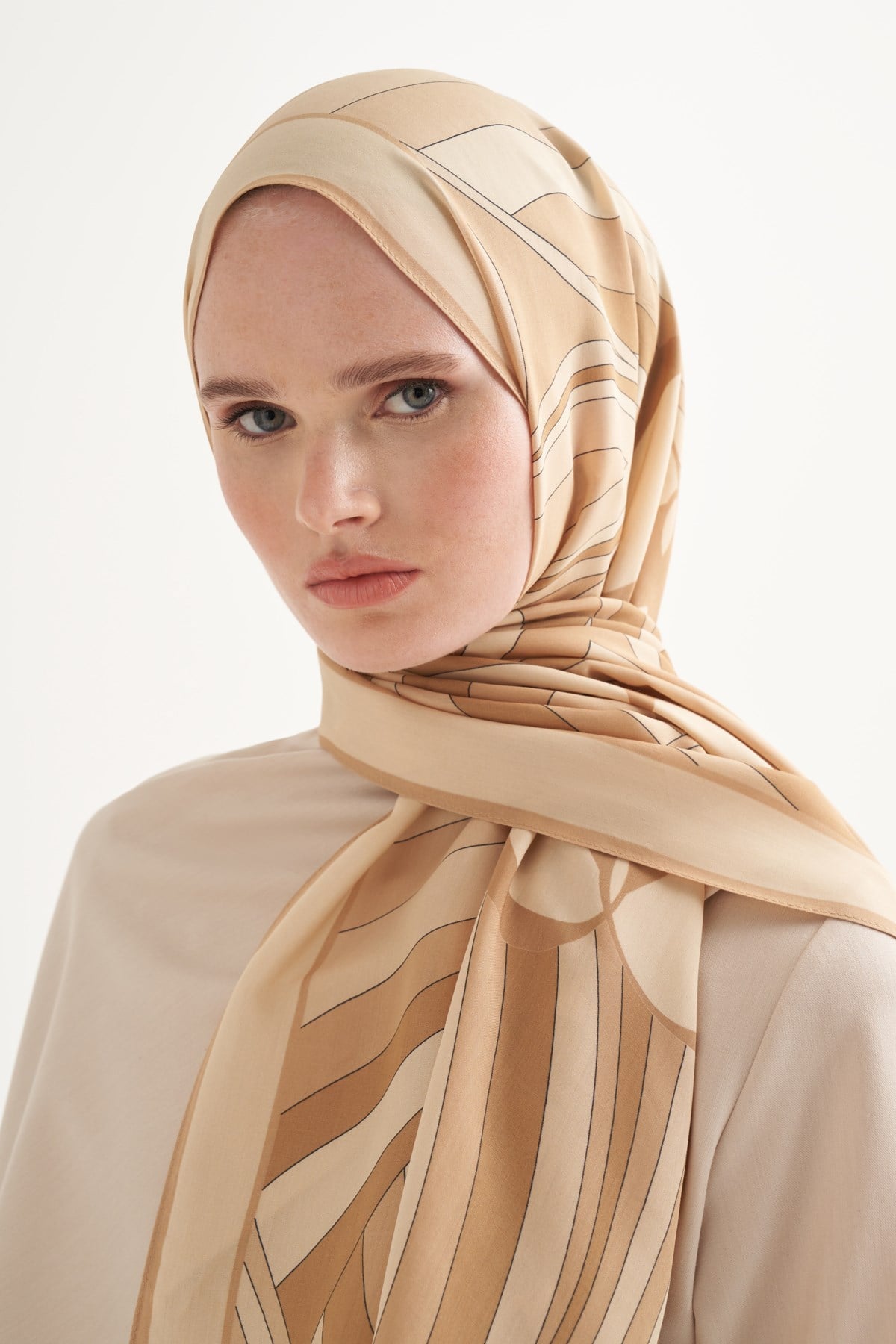Morina Floş Şal Camel