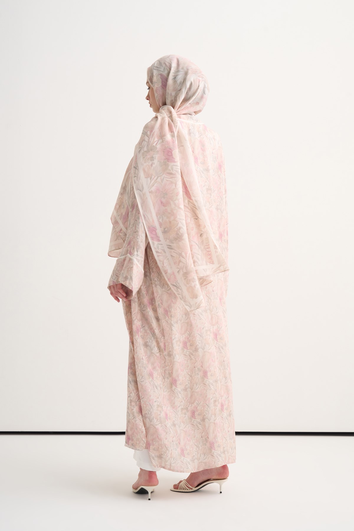 Rosin Floş Abaya Pembe