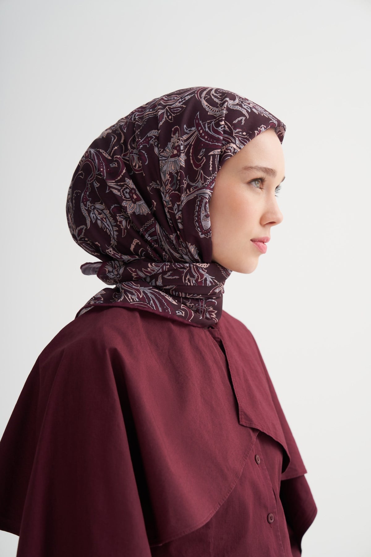 Amaris Soft Eşarp Mürdüm