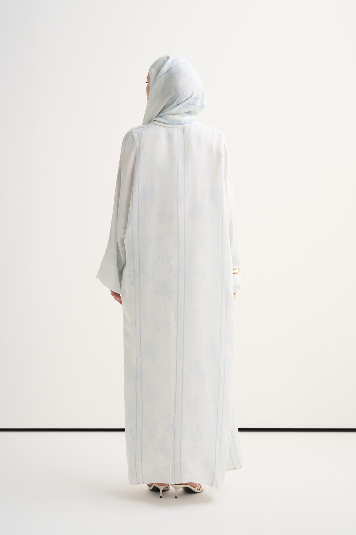 Mania Floş Abaya Mavi