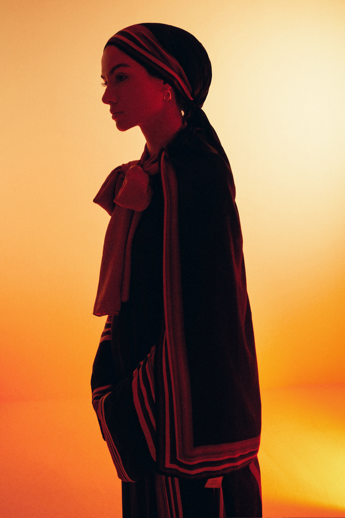 Mina İncira Viskon Şal Siyah