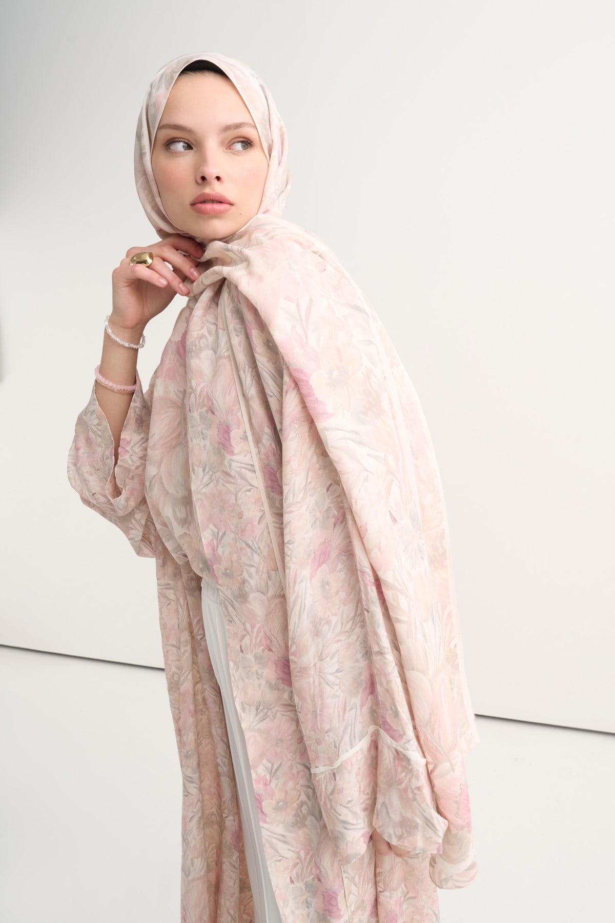 Rosin Floş Şal Pembe