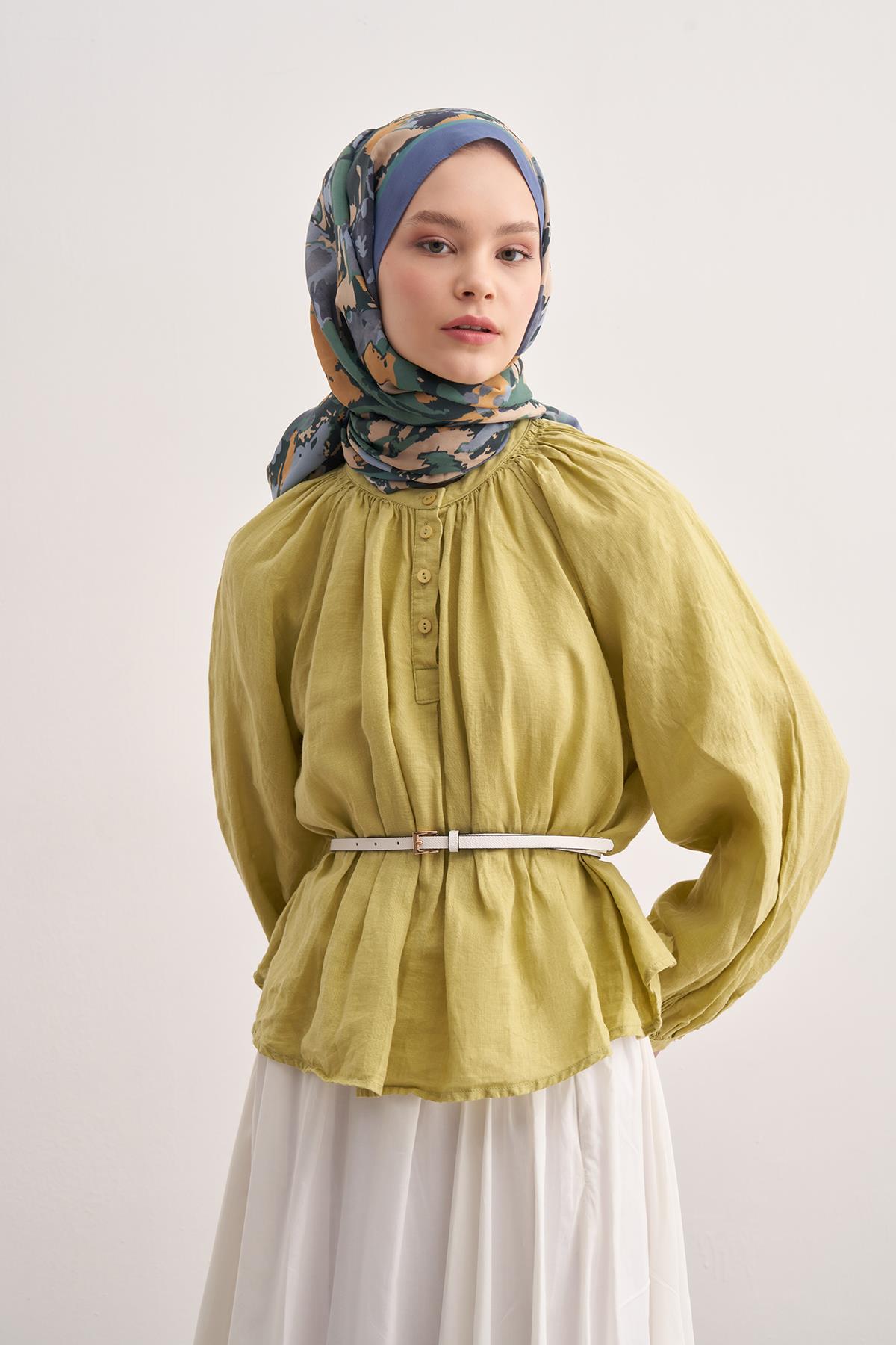 Brush Lila Vela Floş Şal