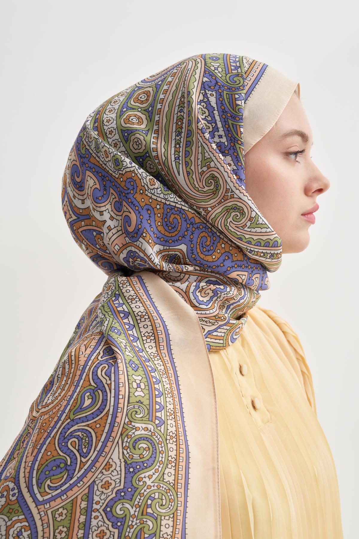 Sienna Limon Nilla Pamuklu Şal