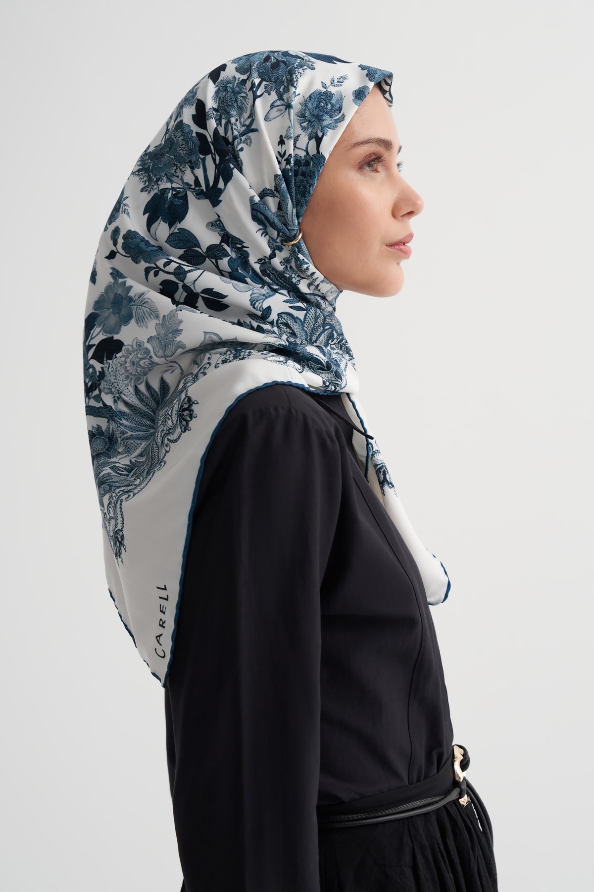 Lumea Mavi Twill Eşarp