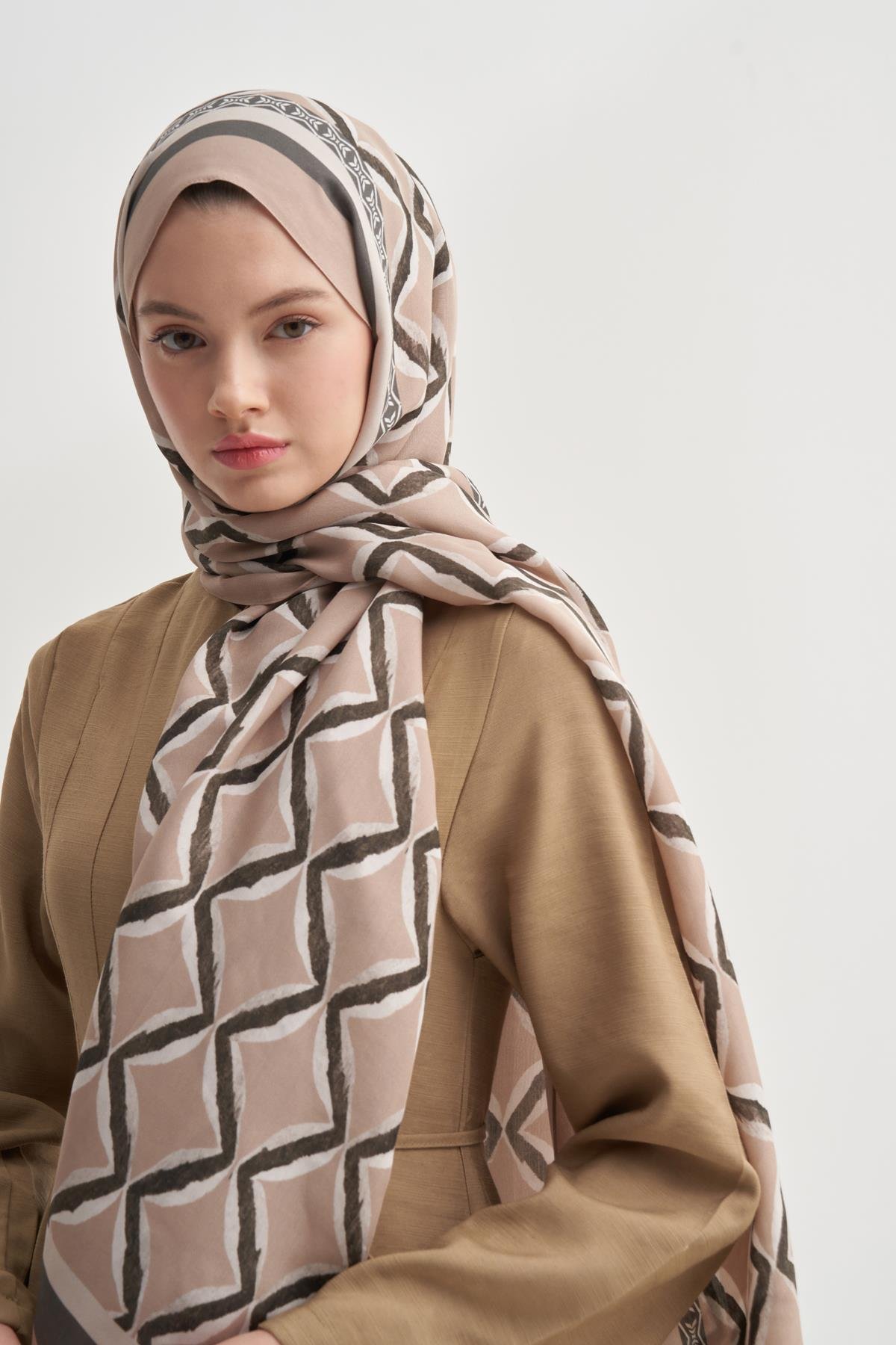 Velora Vela Floş Şal Krem