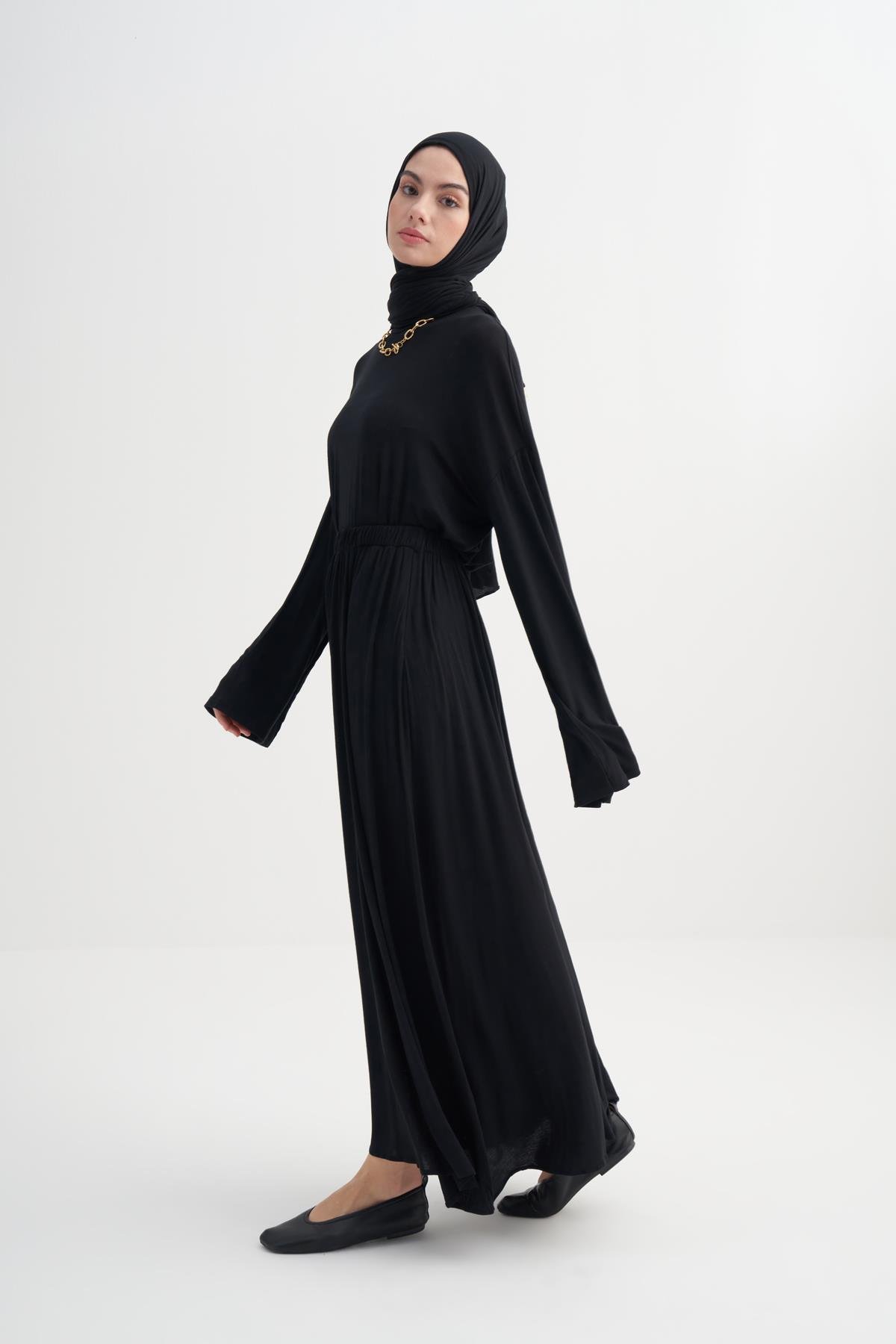 Micro Modal Etek Siyah