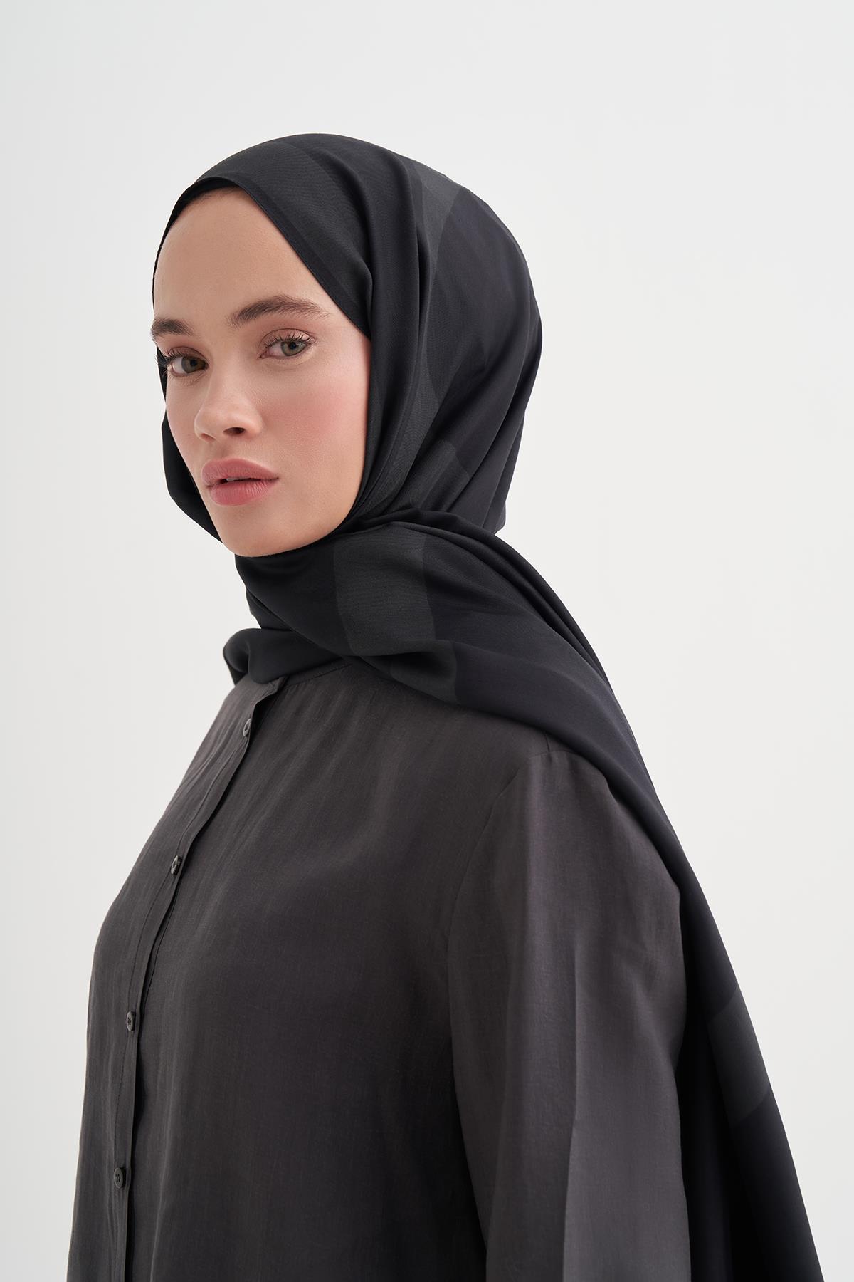 Linea Monogram Floş Şal Antrasit