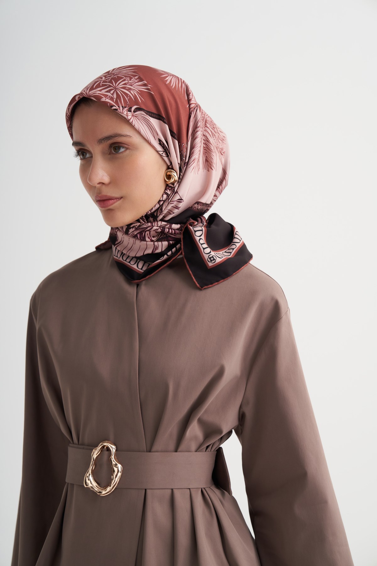 Botinica Bordo Twill Eşarp