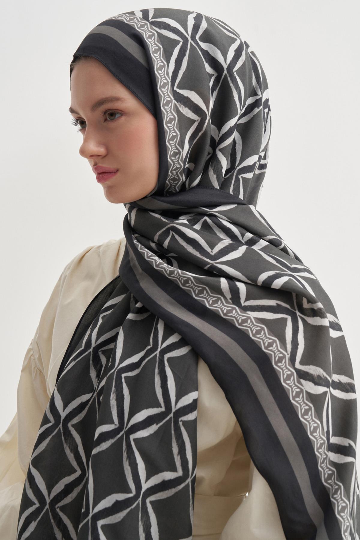 Velora Vela Floş Şal Antrasit