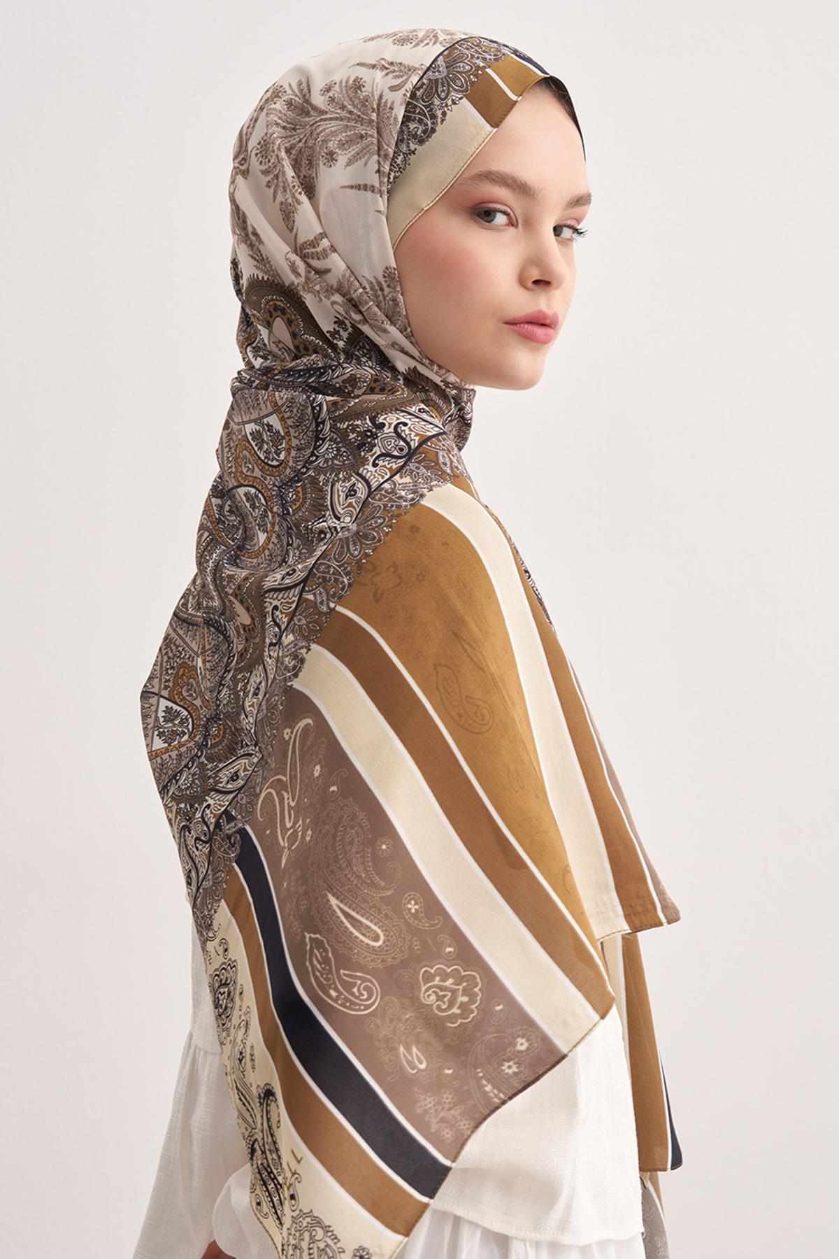 Ivory Ceviz Vela Floş Şal