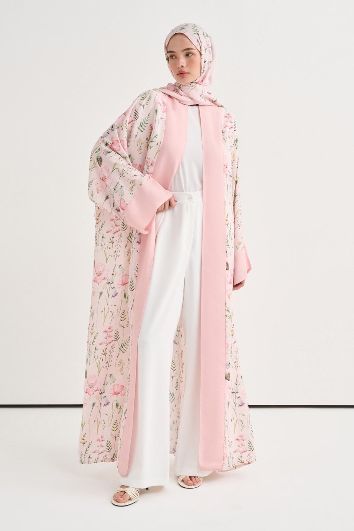 Camelia Floş Abaya Pembe