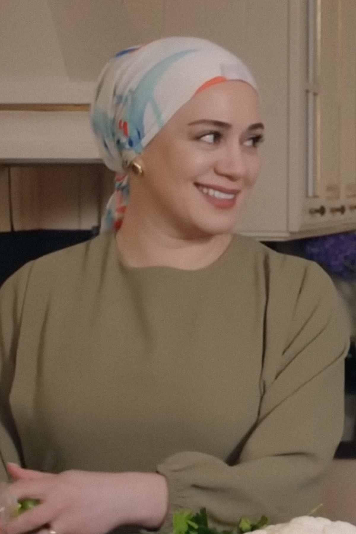 Kızılcık Şerbeti Salkımın Lumina Soft Eşarp Bej