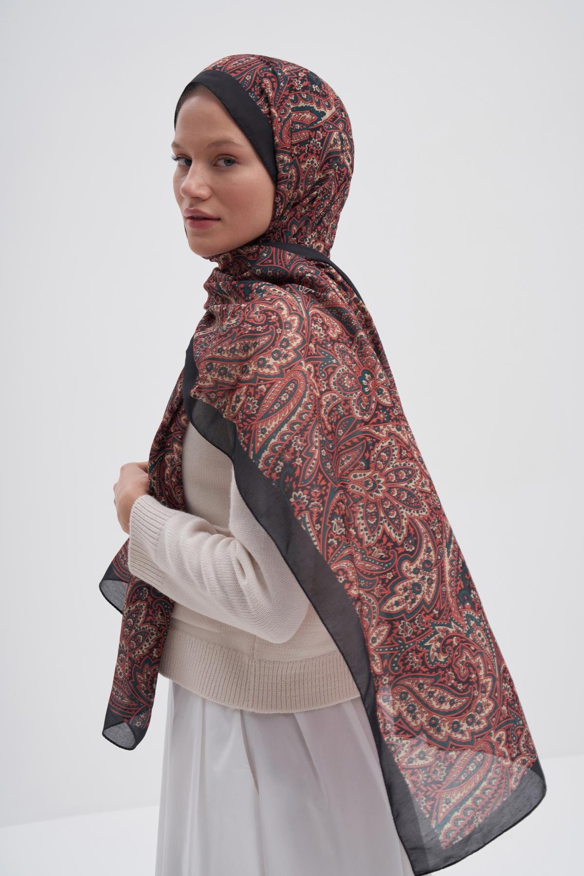 Bloom Kiremit Nilla Pamuklu Şal