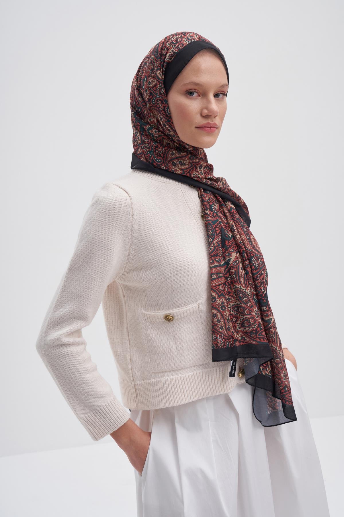 Bloom Kiremit Nilla Pamuklu Şal