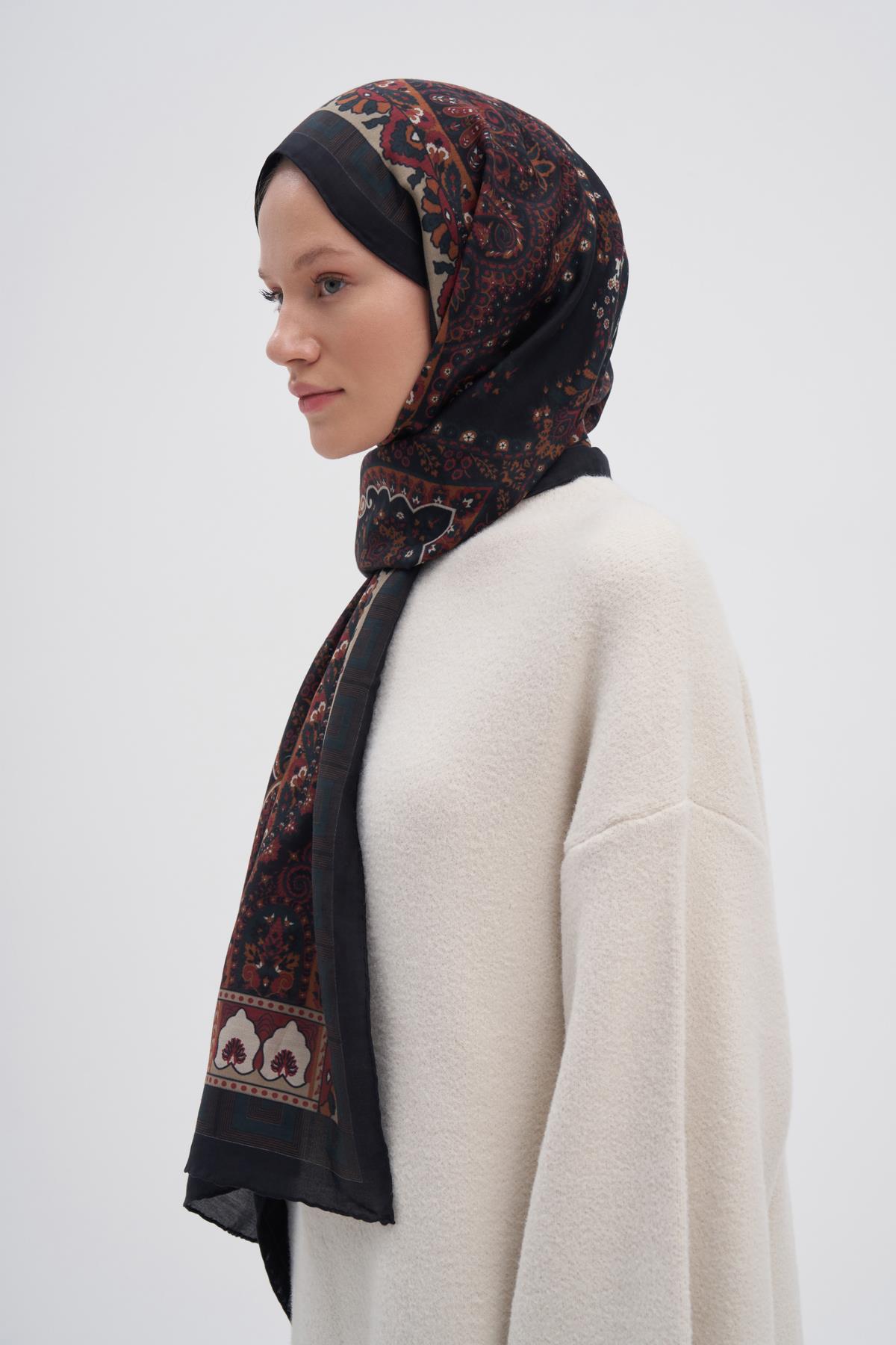 Breeze Kızıl Early İpek Şal