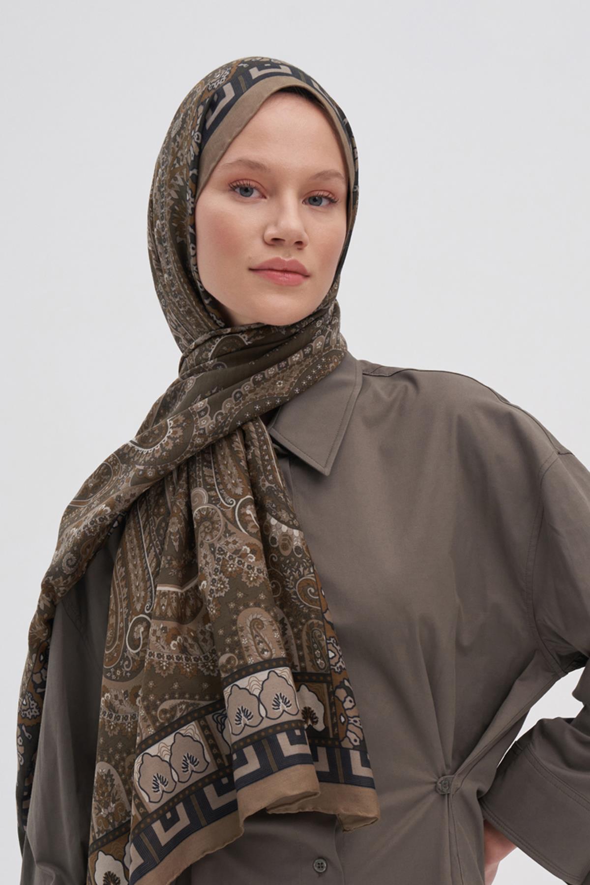 Breeze Vizon Early İpek Şal