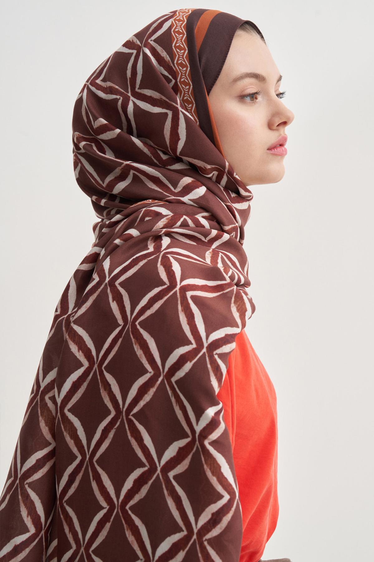 Velora Vela Floş Şal Taba