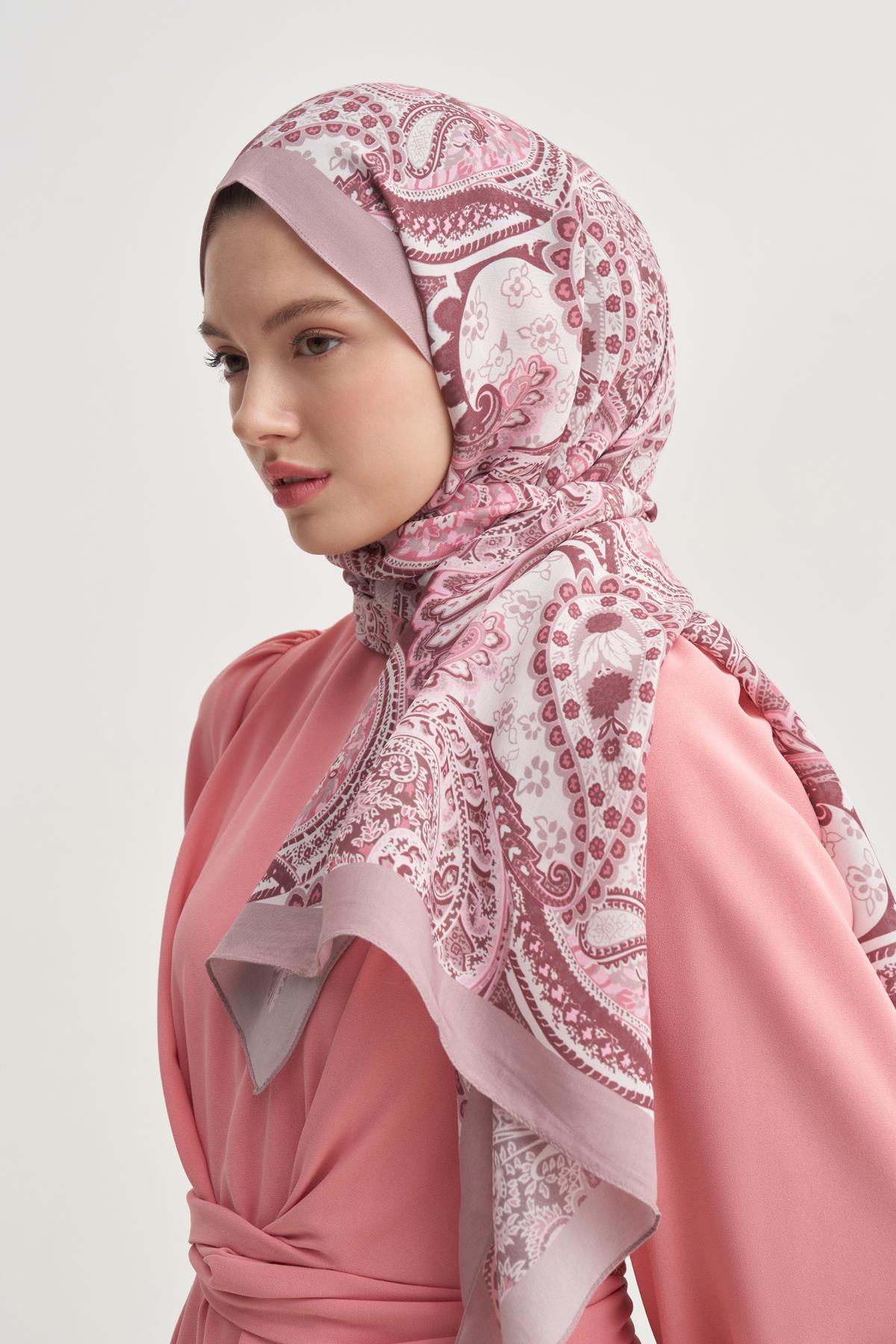 Rosella Soft Pembe Nilla Pamuklu Şal