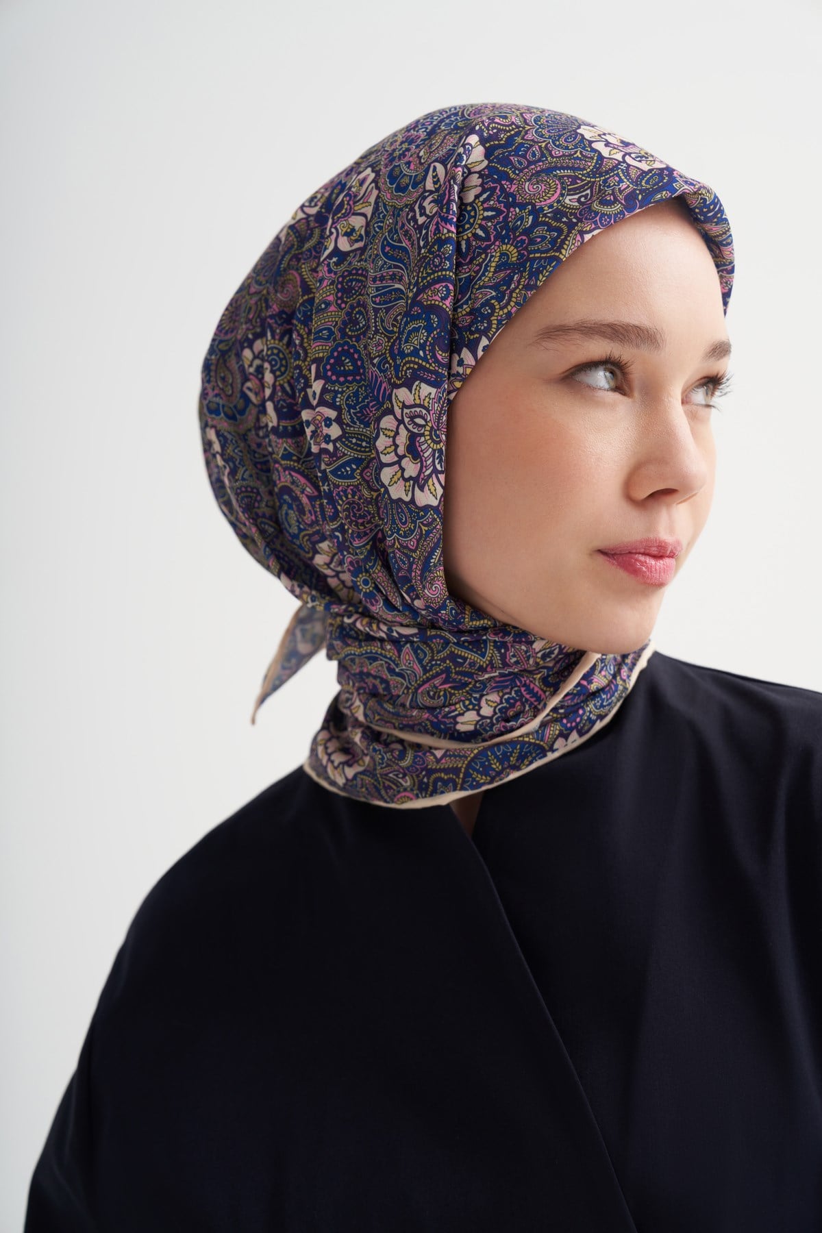 Velora Soft Eşarp Mavi