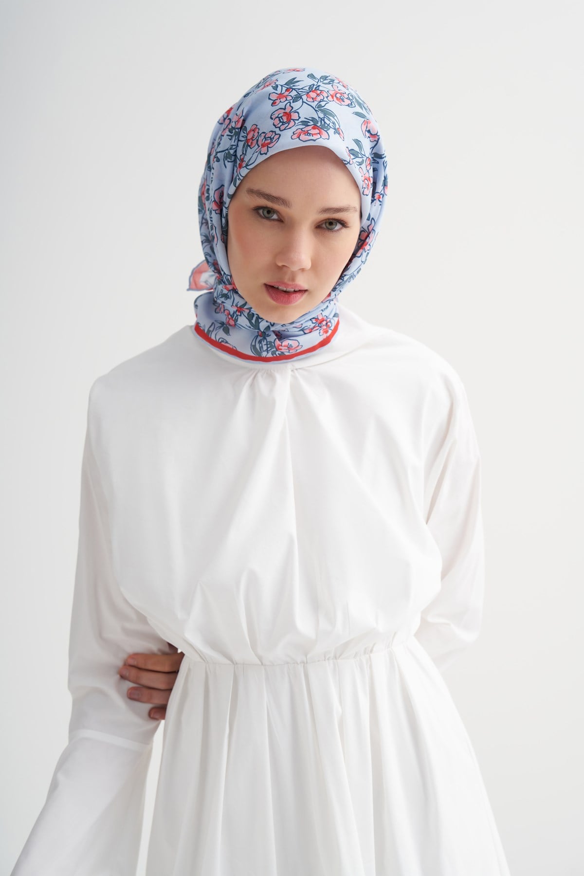 Florina Soft Eşarp Mavi