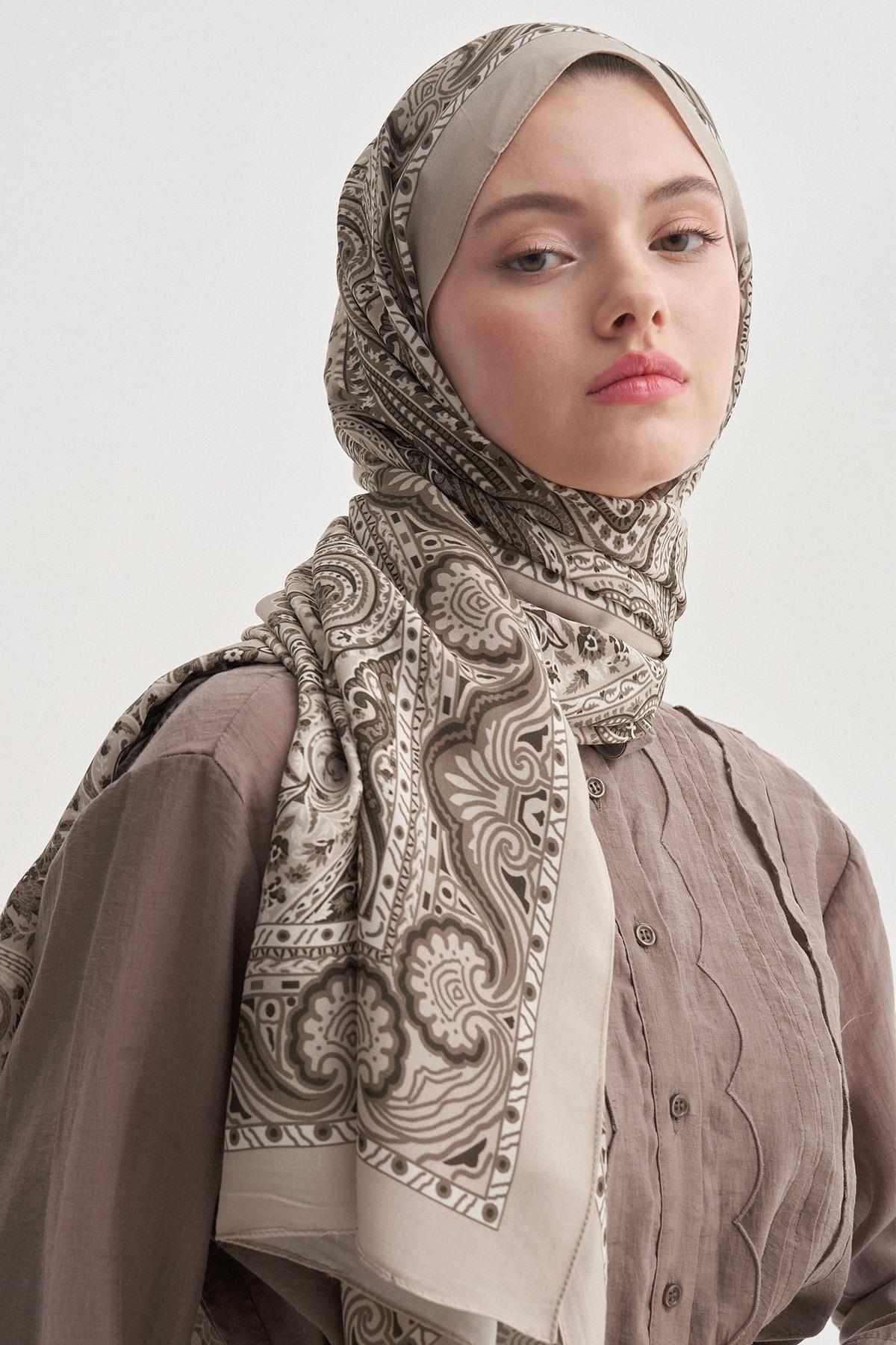 Ravena Kum Beji Nilla Pamuklu Şal