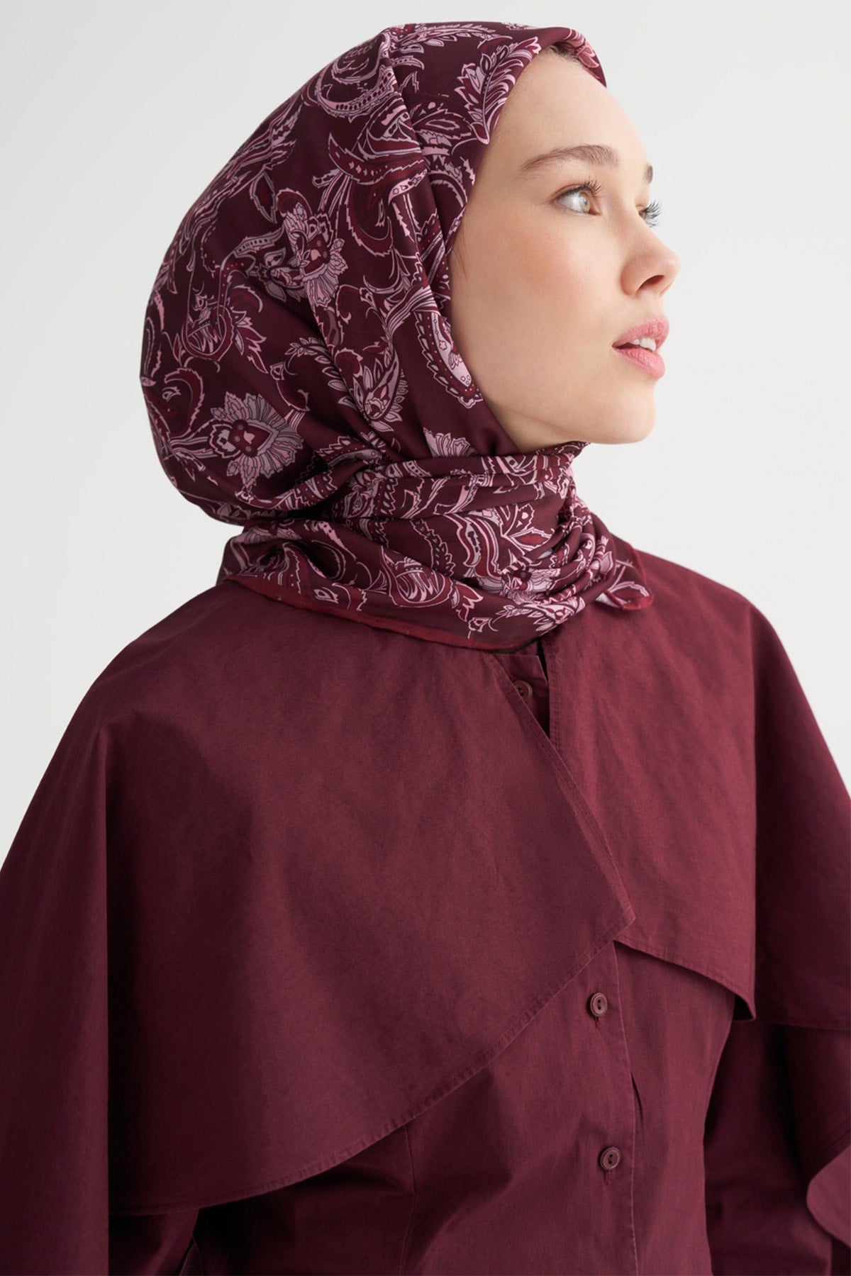 Amaris Soft Eşarp Bordo