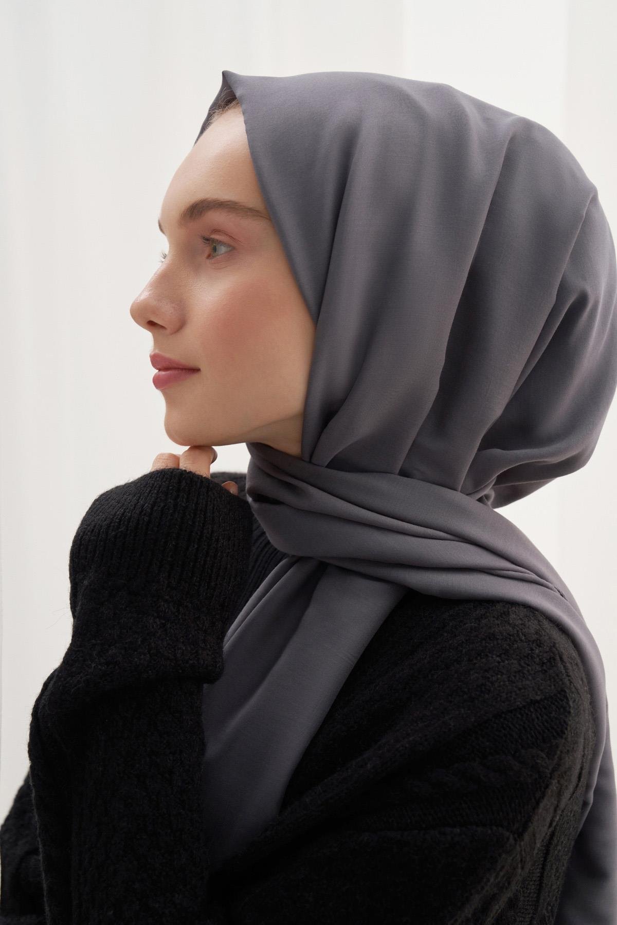 Compact Soft Şal Gri