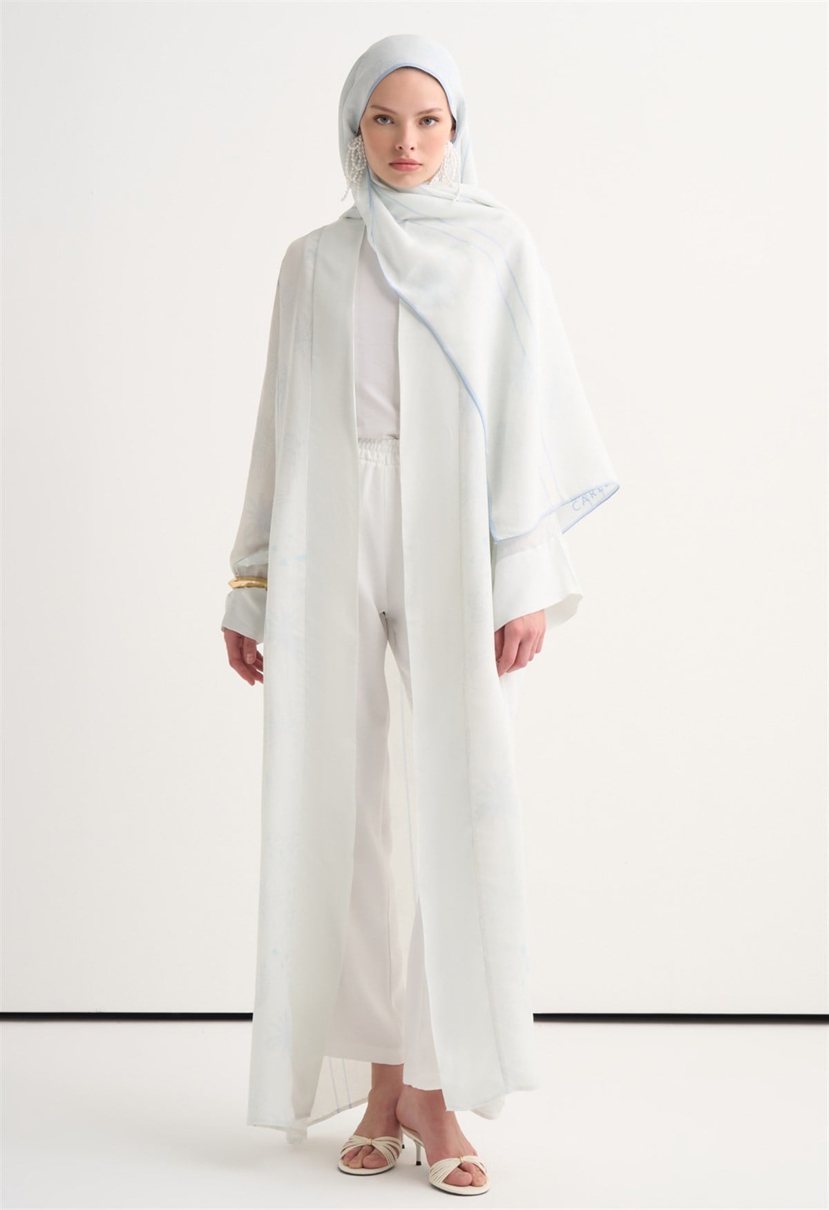 Mania Floş Abaya Mavi
