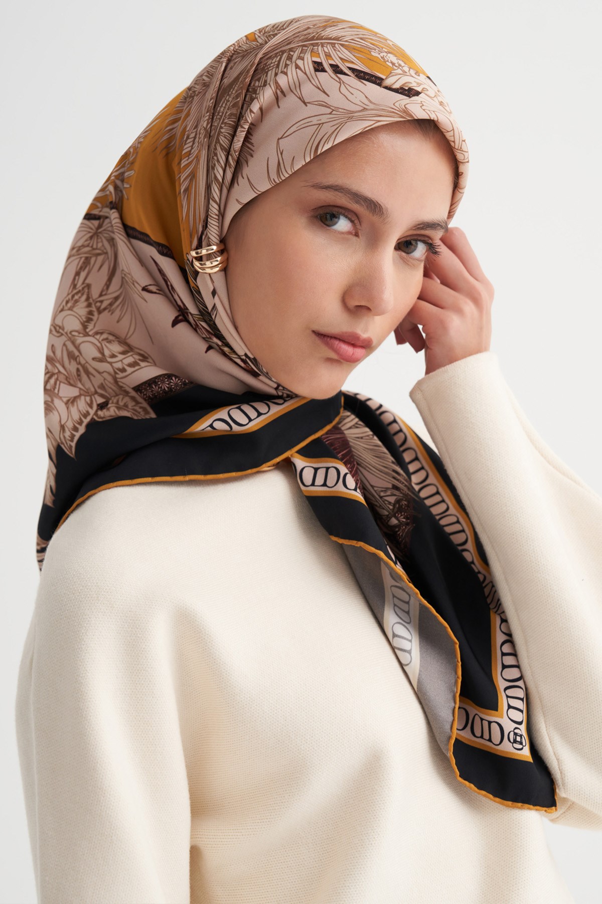Botinica Hardal Twill Eşarp