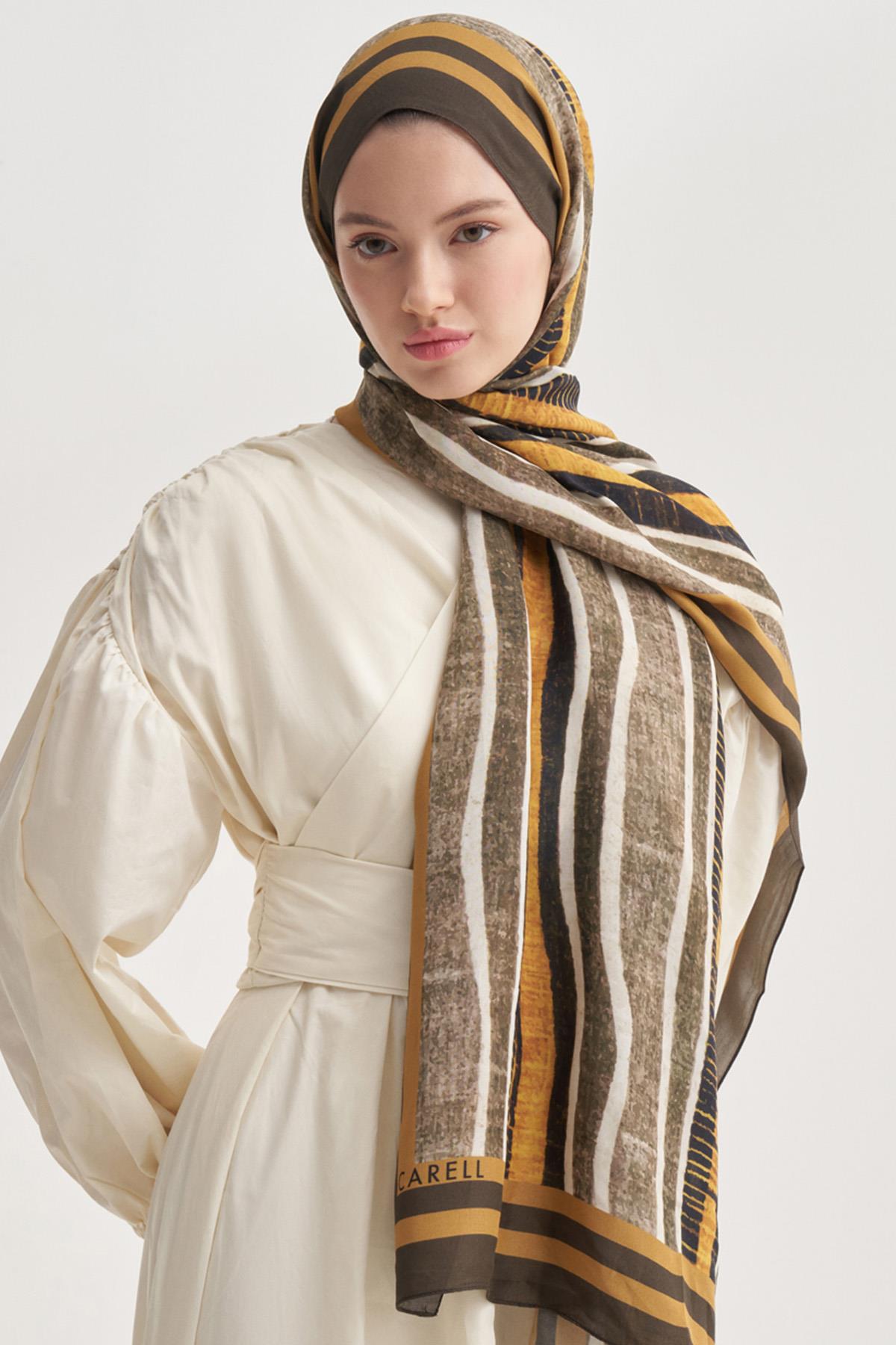 Arden Vela Floş Şal Haki