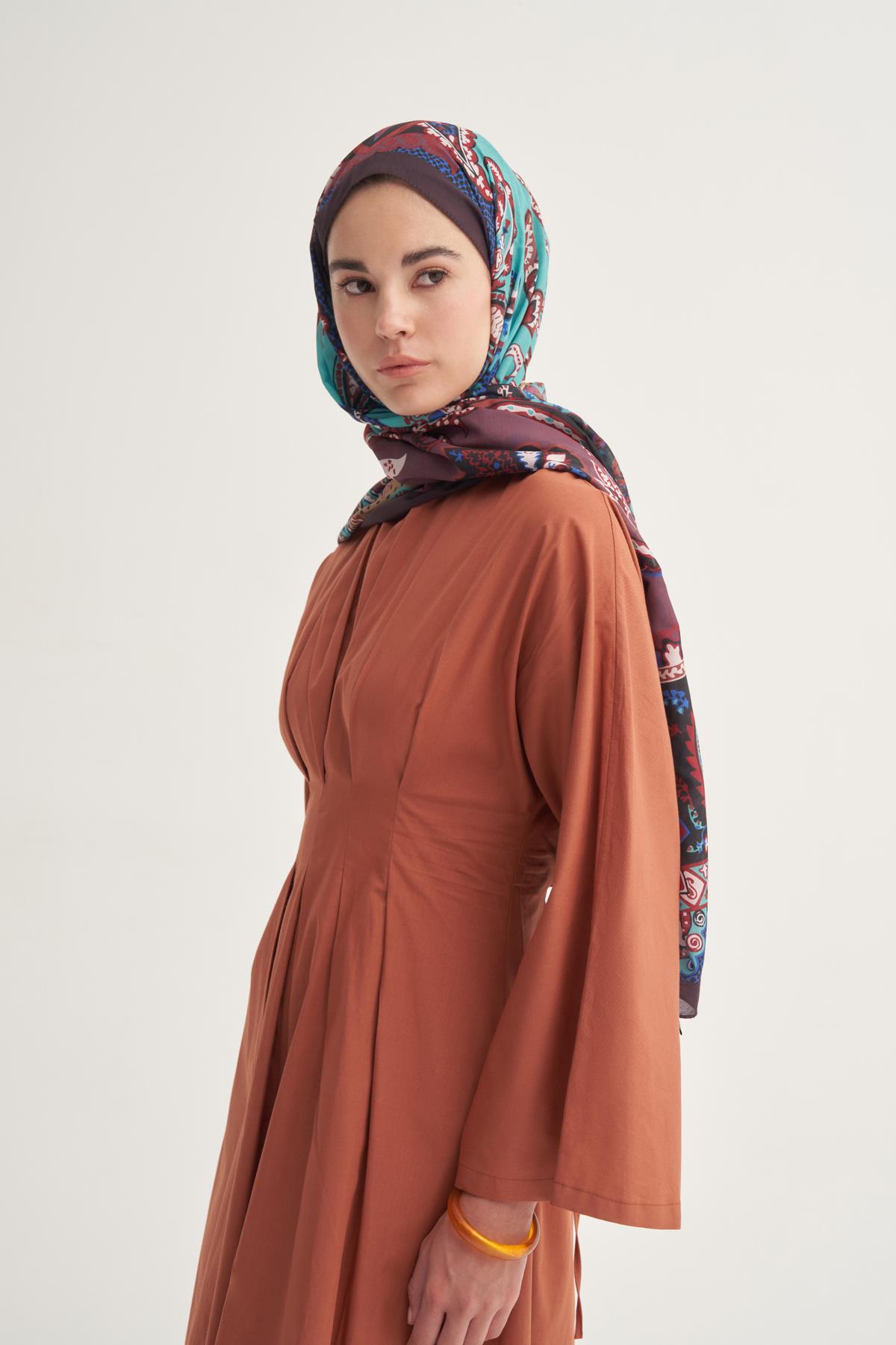 Liora Dark Nilla Pamuklu Şal