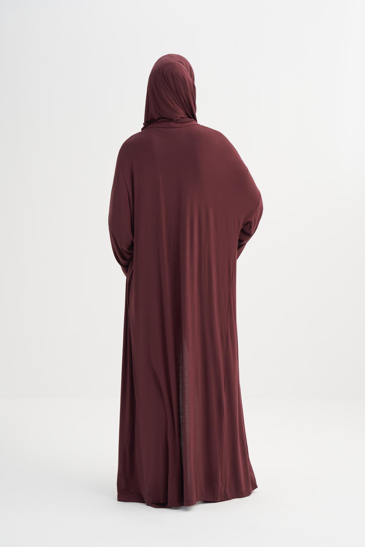 Micro Modal Abaya Mürdüm