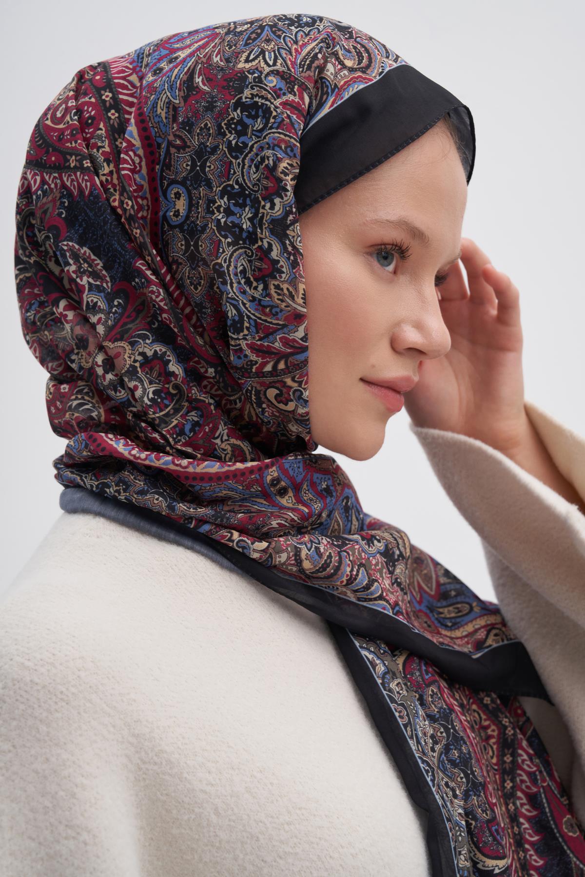 Diamond Dark Nilla Pamuklu Şal