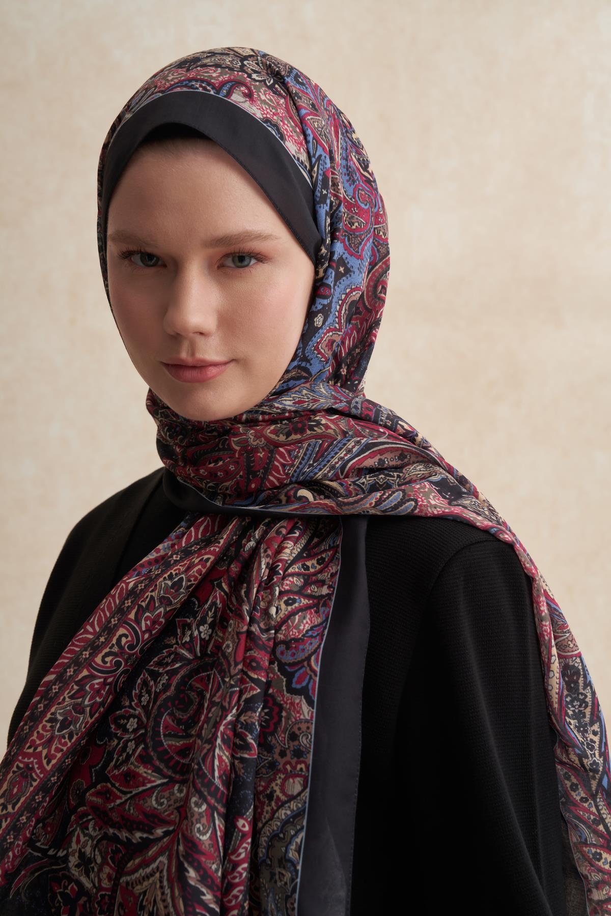 Diamond Dark Nilla Pamuklu Şal