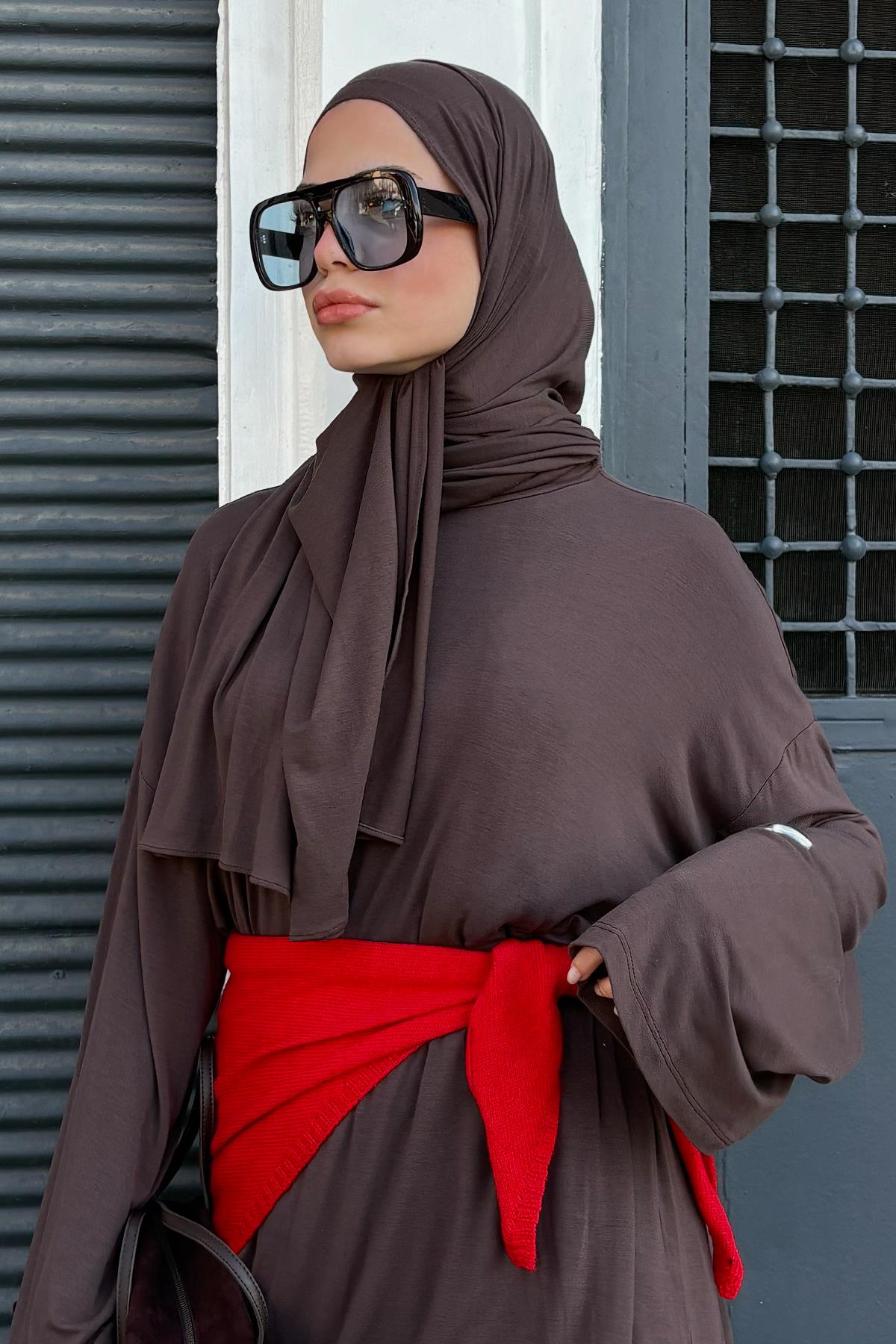 Micro Modal Şal Kahve