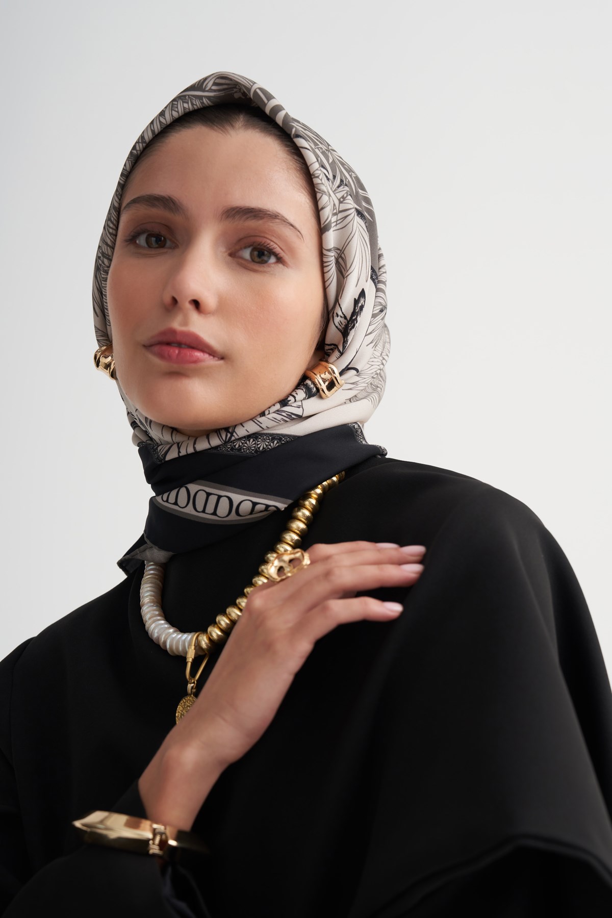 Botinica Antrasit Twill Eşarp