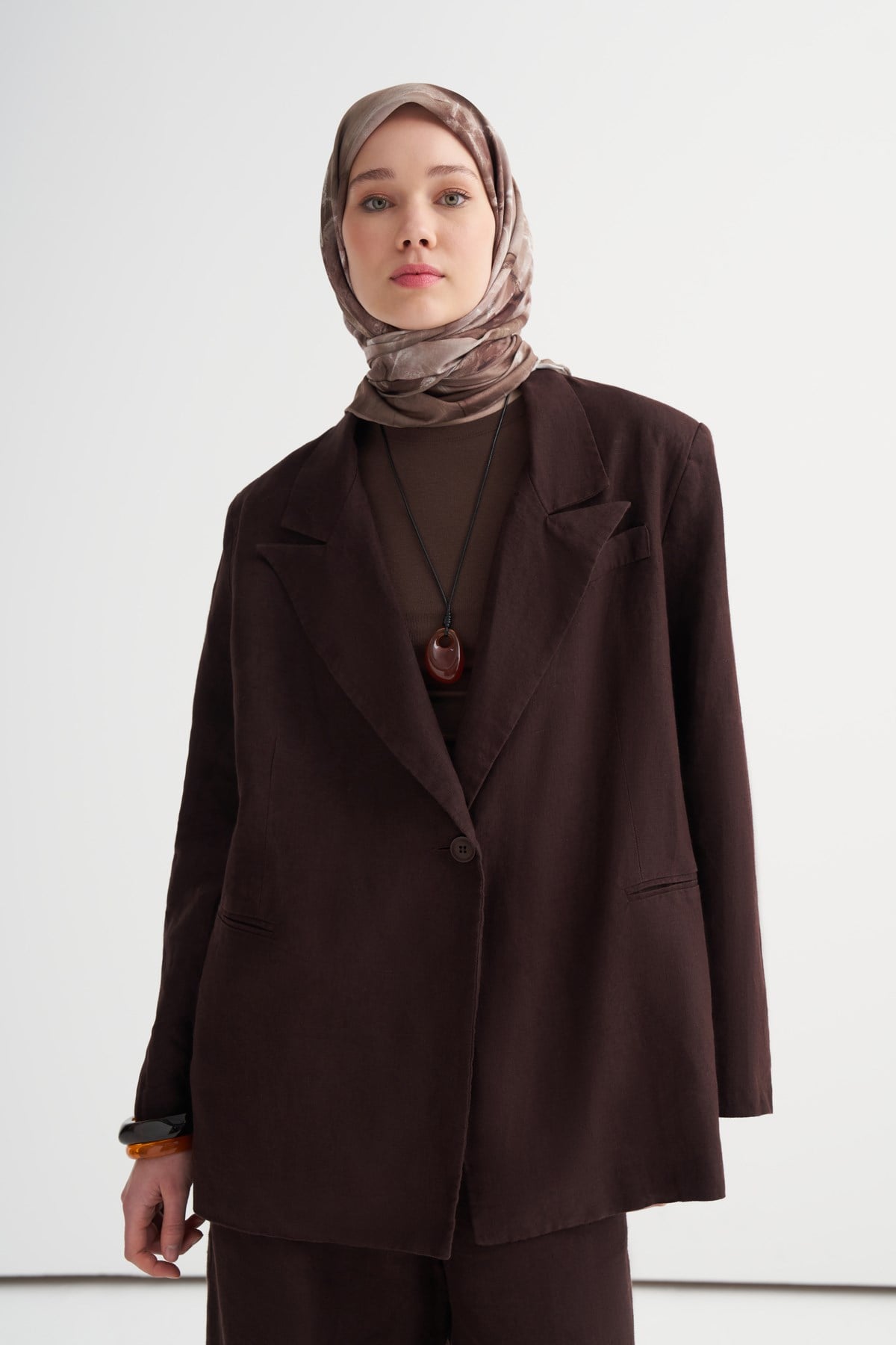 Bloomia Soft Eşarp Bej