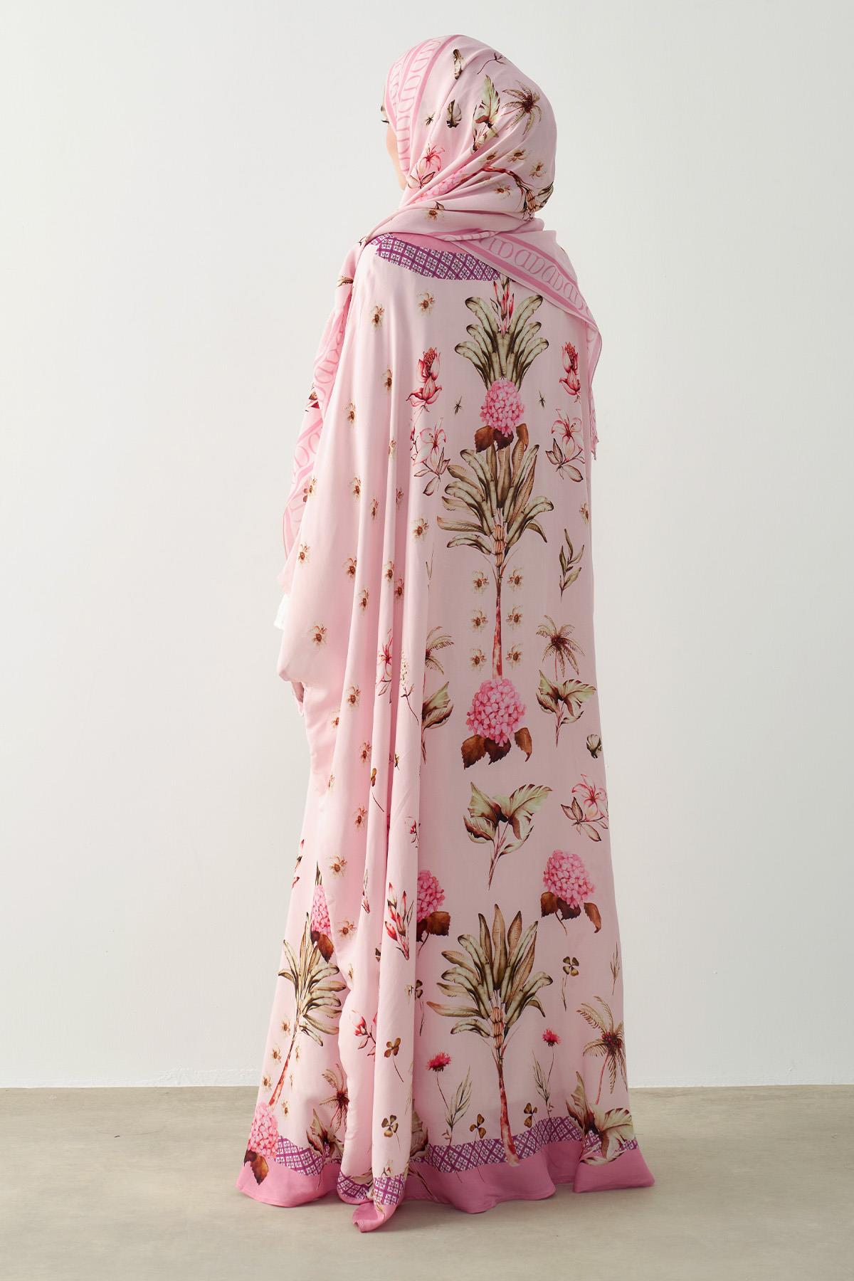 Glow Floş Kaftan Şeker Pembesi