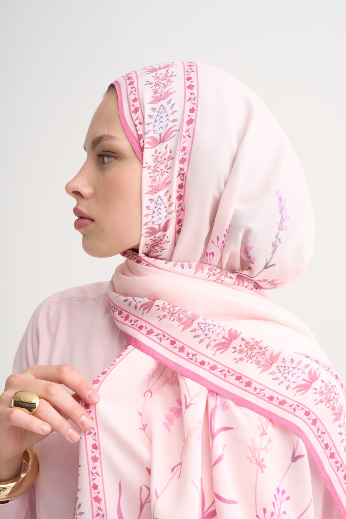 Elite Garden Floş Şal Pembe
