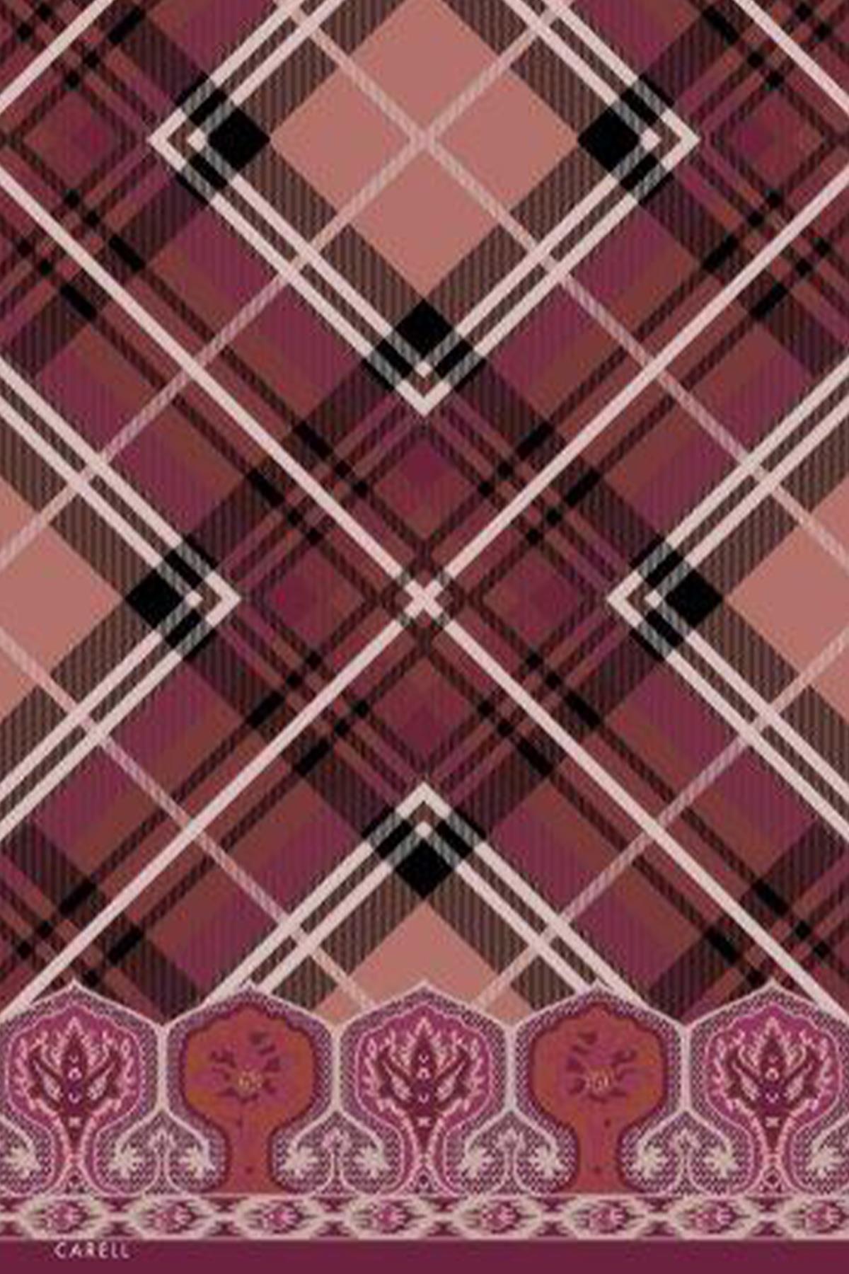 Echo Pamuk Şal Rustic Açık Mürdüm