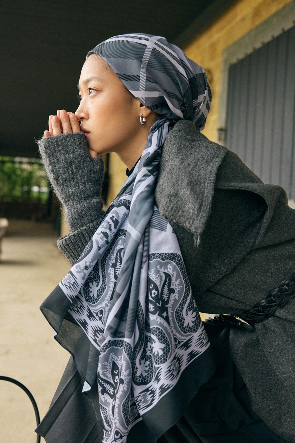 Echo Pamuk Şal Rustic Gri