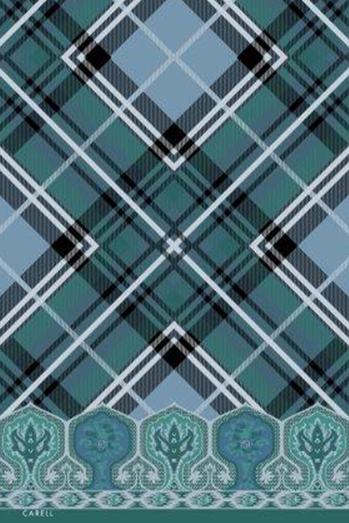 Echo Pamuk Şal Rustic Okyanus